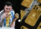 لیونل مسی به تمامی بازیکنان تیم ملی آرژانتین آیفون ۱۴ طلا هدیه می‌دهد